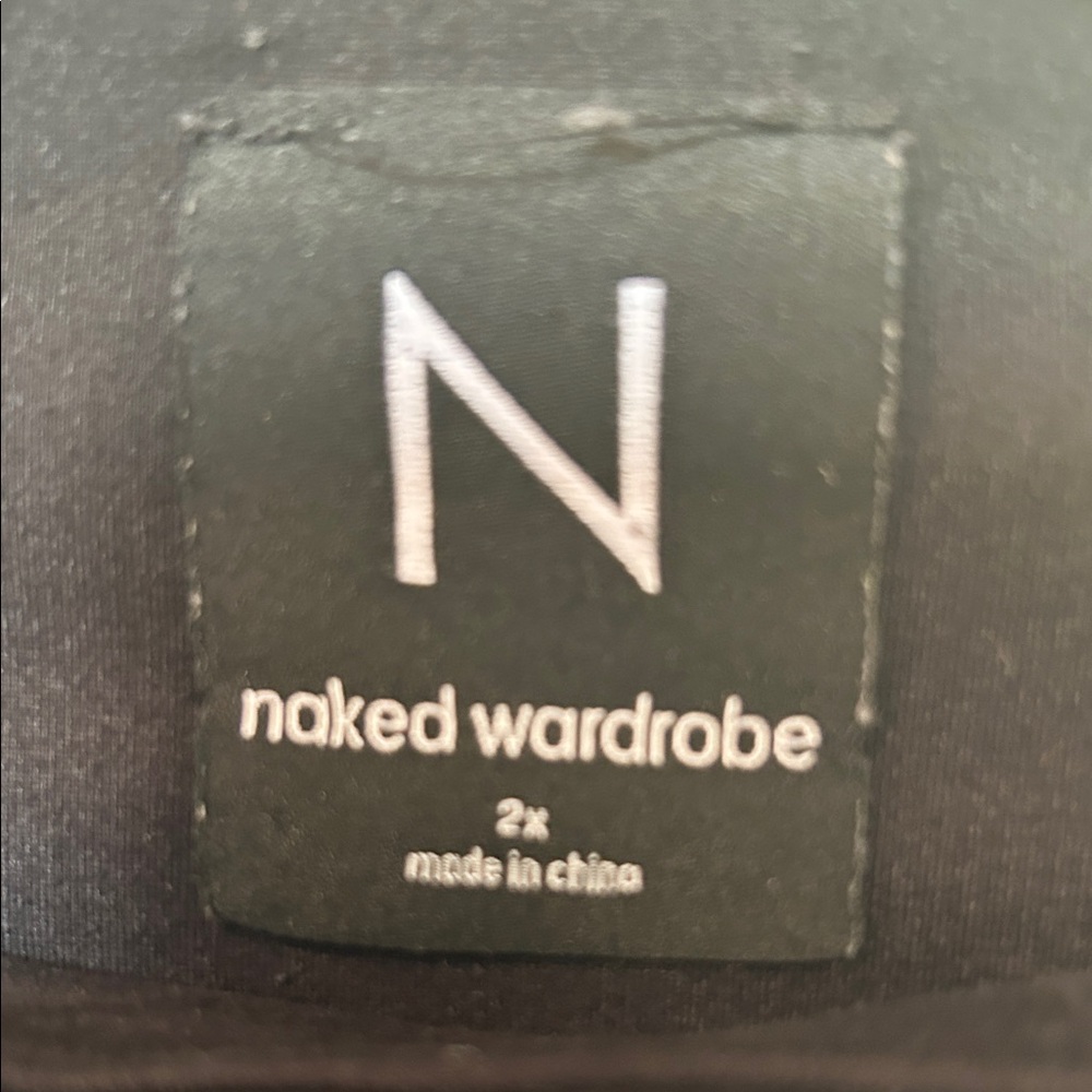 naked wardrobe Black Short Sleeve Crewneck Mini T-Shirt Dress - Picture 2 of 3